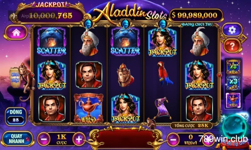 Aladin Slot Game cực hấp dẫn